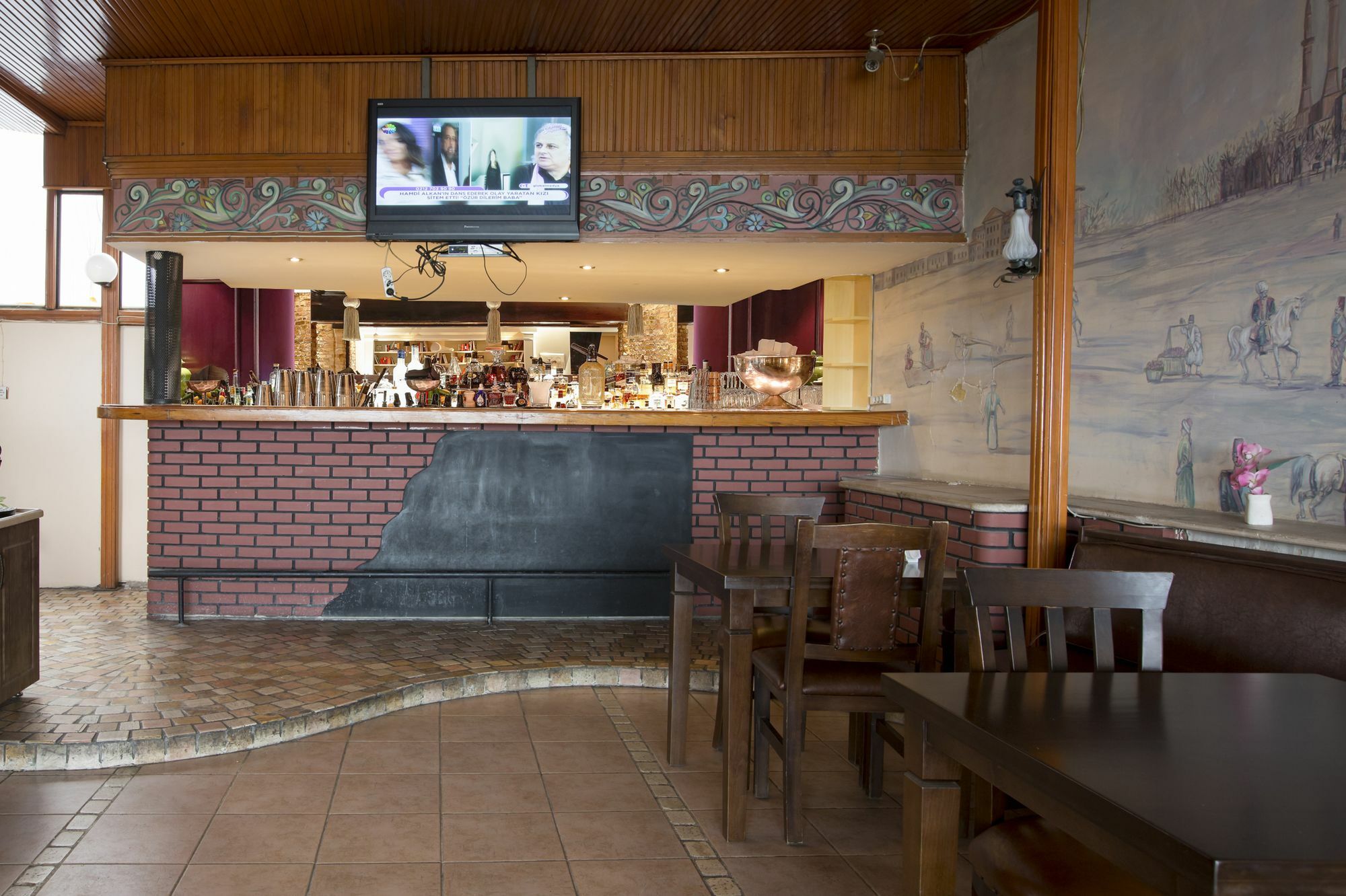 Cheers Vintage Hostel Istanbulská provincie Exteriér fotografie The interior of the restaurant